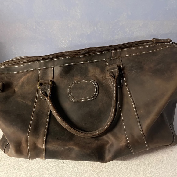 Leather Travel Bag - Picture 6 of 8